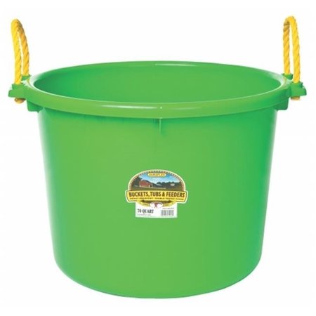 MILLER MFG CO Miller Mfg Co Inc Muck Tub- Lime Green 70 Quart - PSB70LIMEGREEN 957458